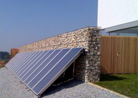 Solaranlage mit Aussenaufstellung